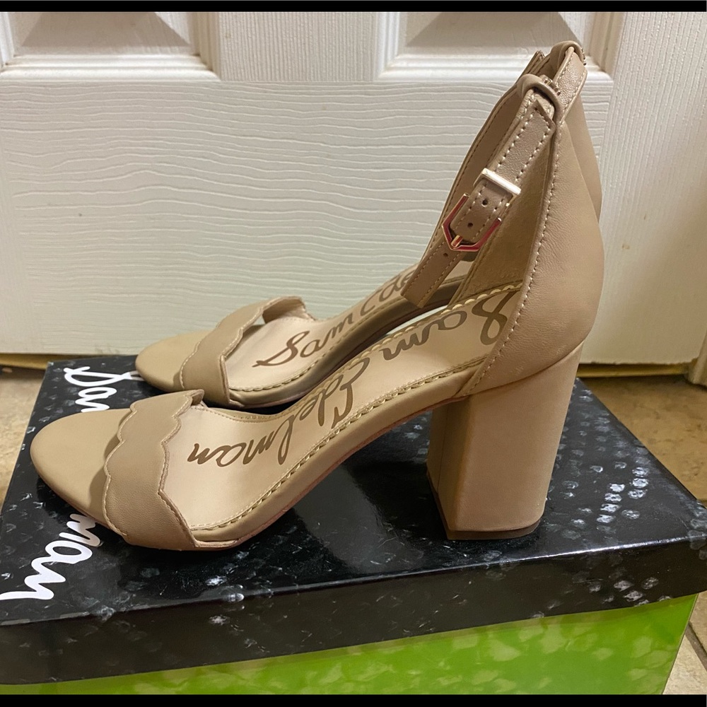 nude sam edelman heels